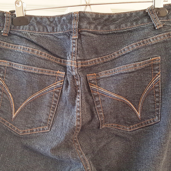 VENEZIA Stretch Bootcut 5 Pocket Denim Jean 2 DARK - Picture 5 of 5